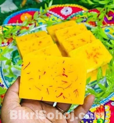 Saffron Goat milk soap